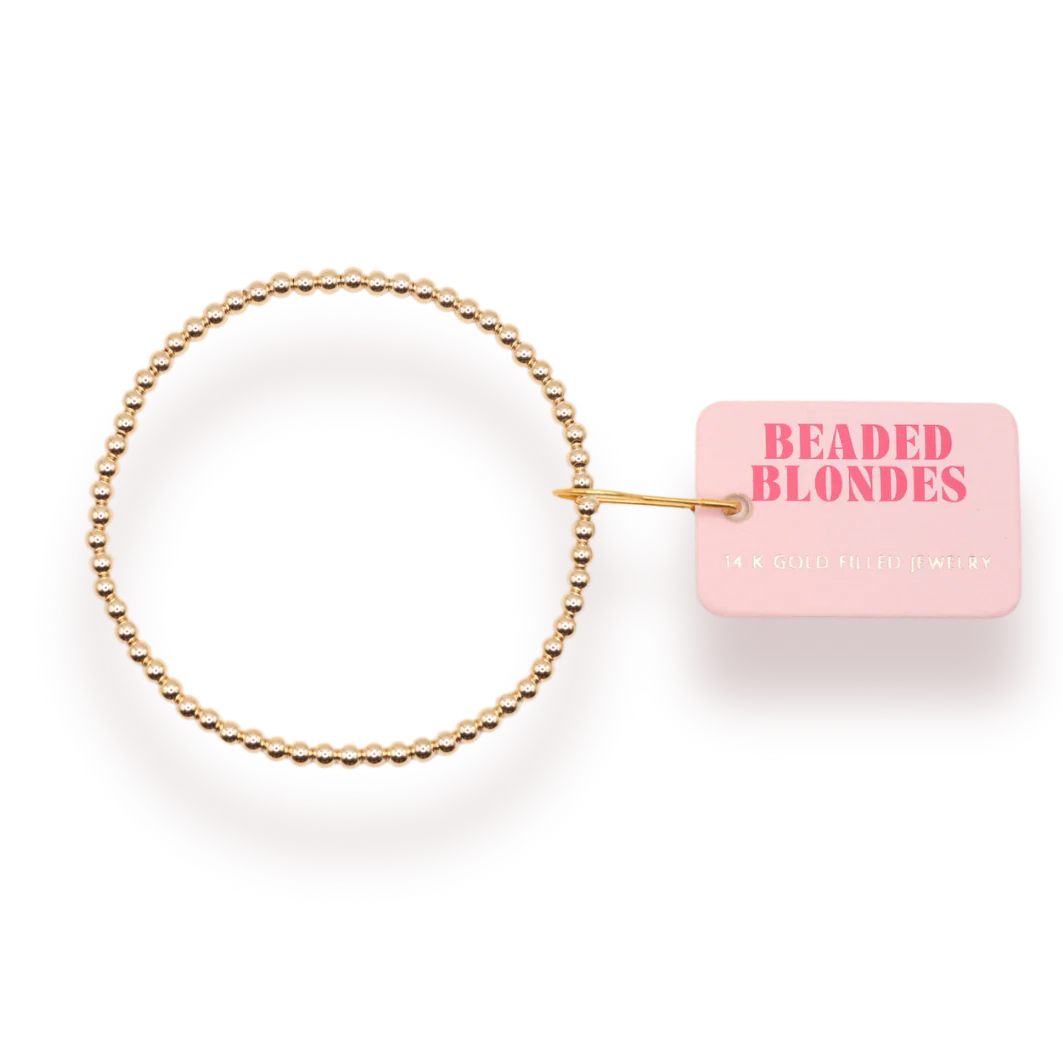 BB 3MM Gold Bracelet