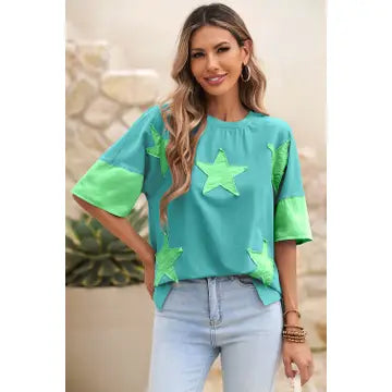 Neon Stars Tee