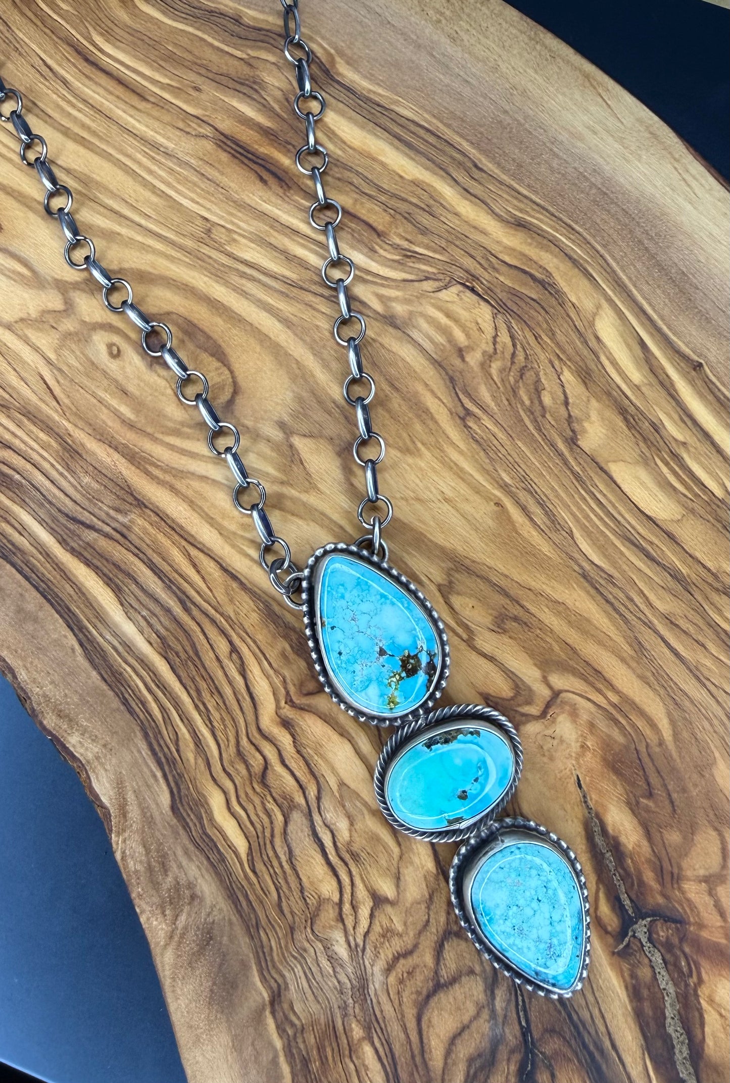 Jameson Garcia Tro Drop Turquoise Necklace