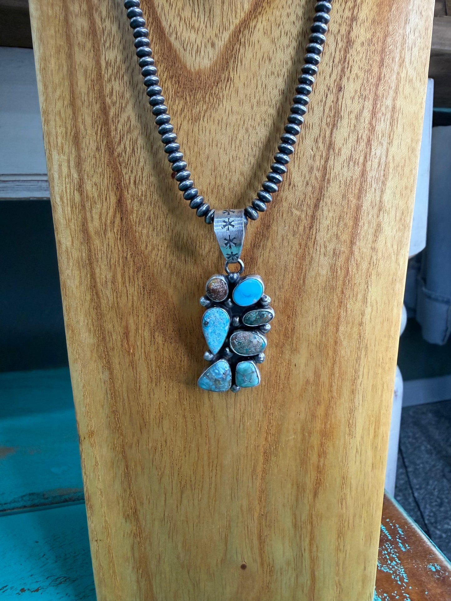 Garcia Mixed Turquoise Pendent