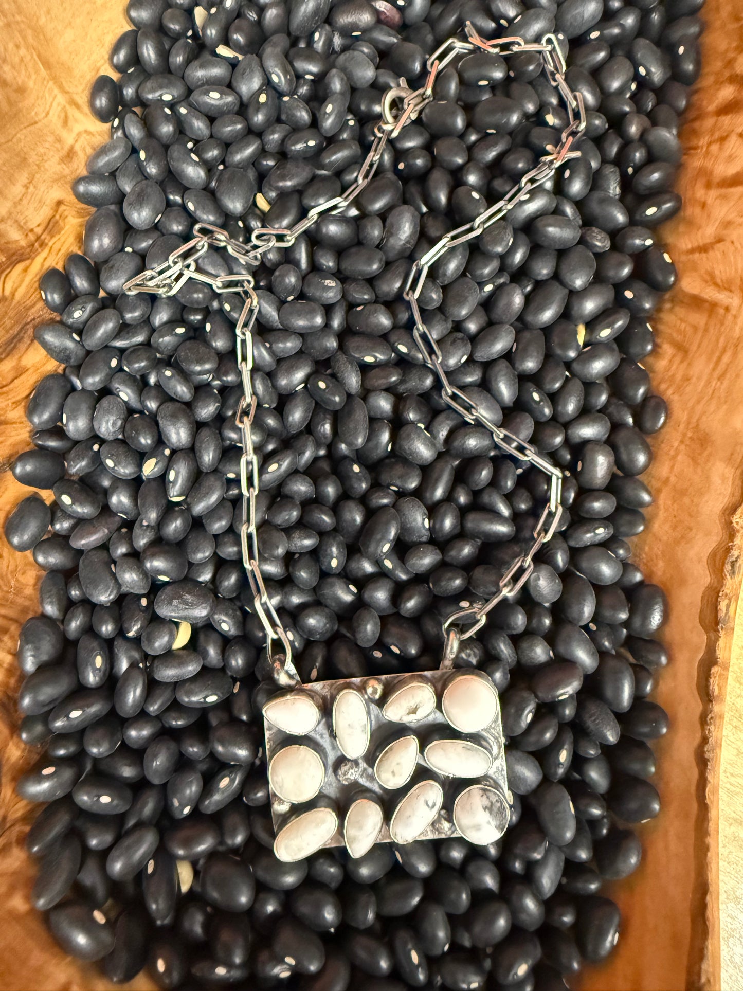 White Buffalo Scattered Necklace