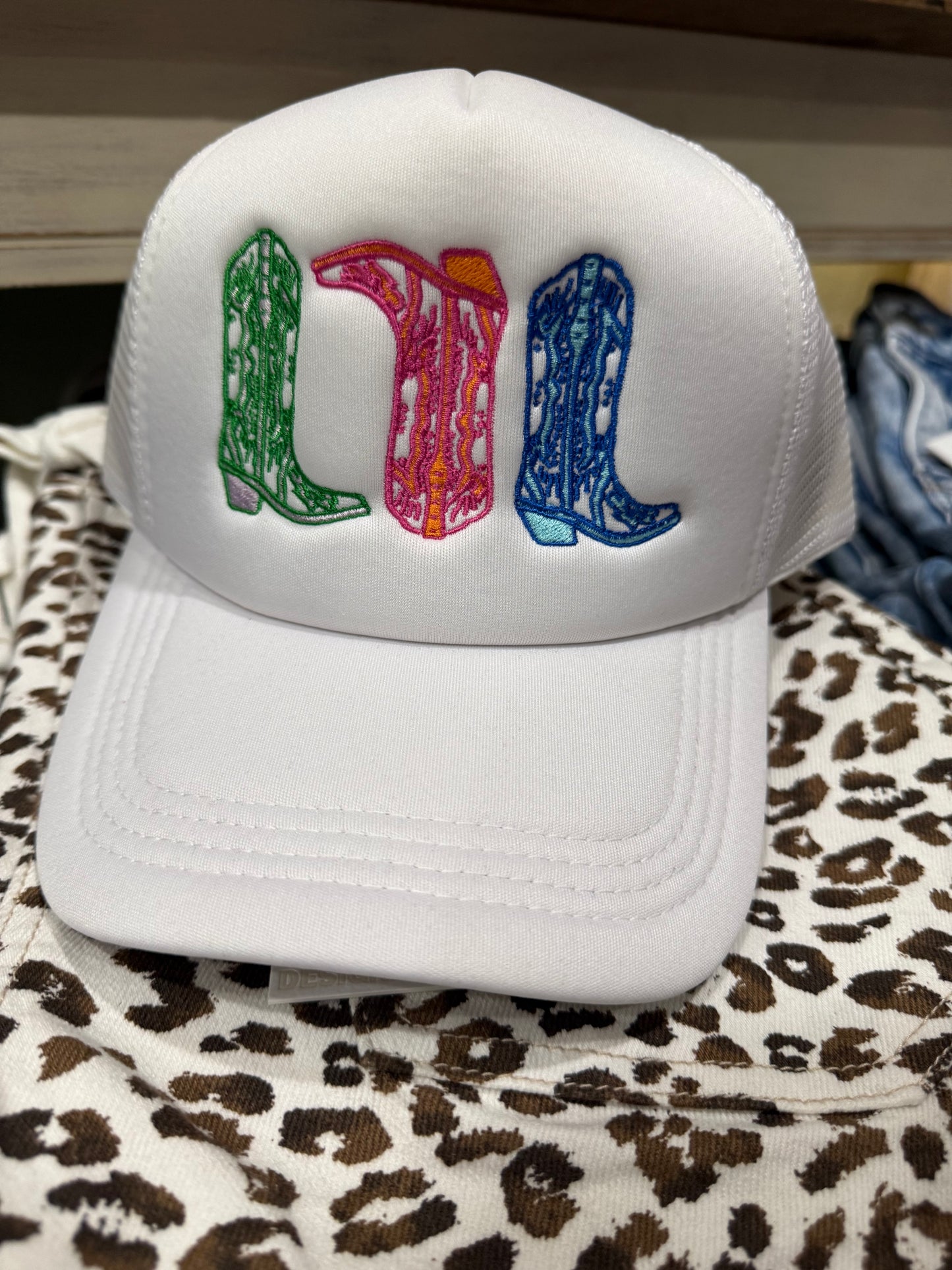 New Boot Trucker Hat