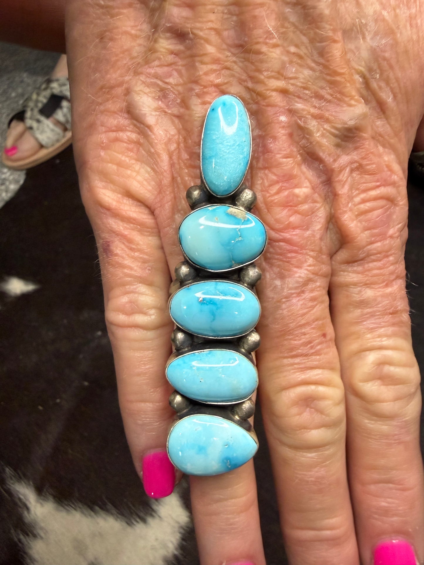 Blue Kingman Kathleen Ring