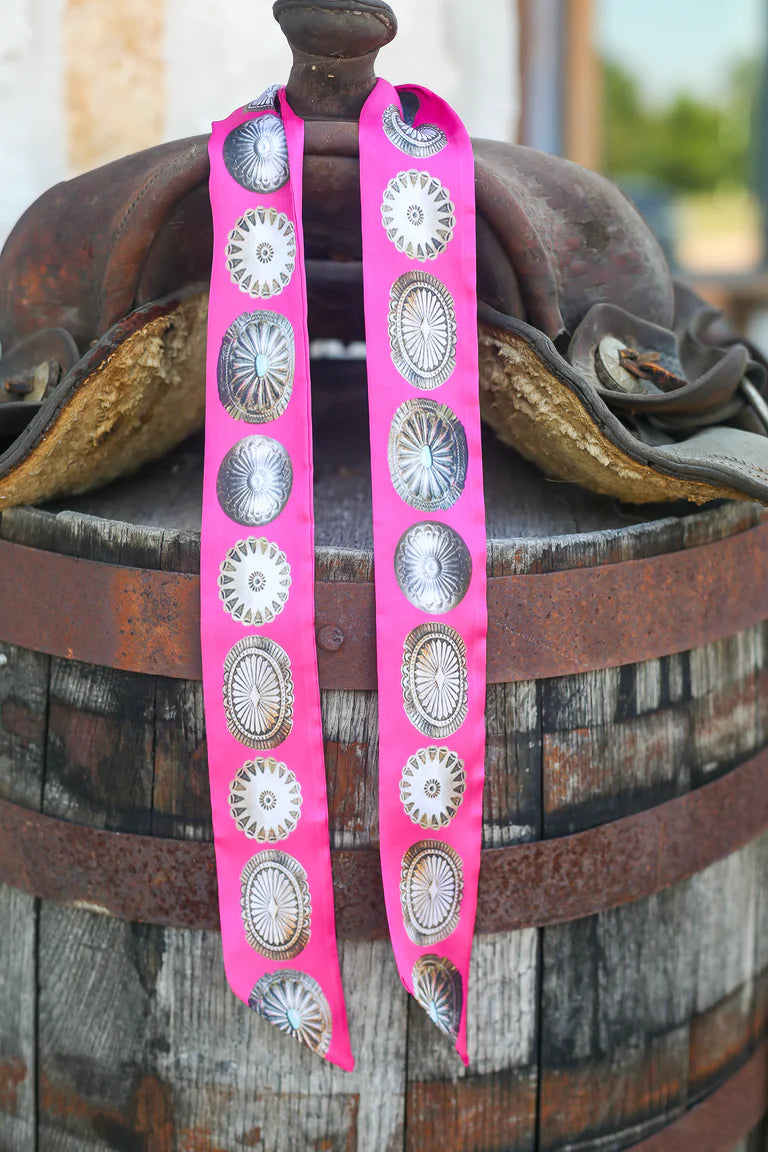 Pink Big Concho Twilly
