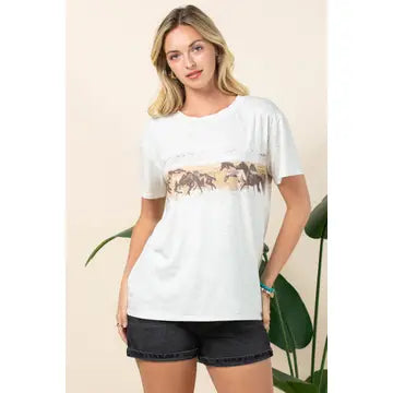 Running Horses Tee