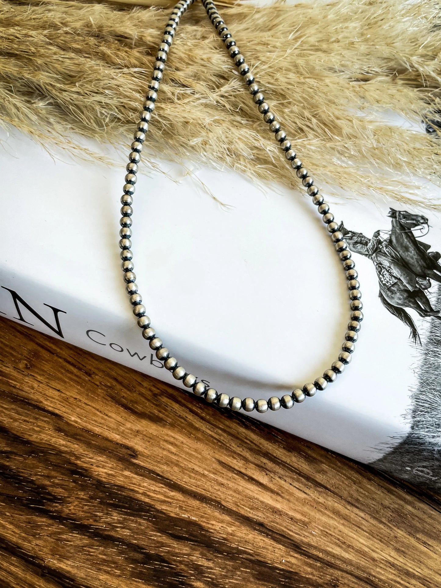 4mm Navajo Pearl Necklace