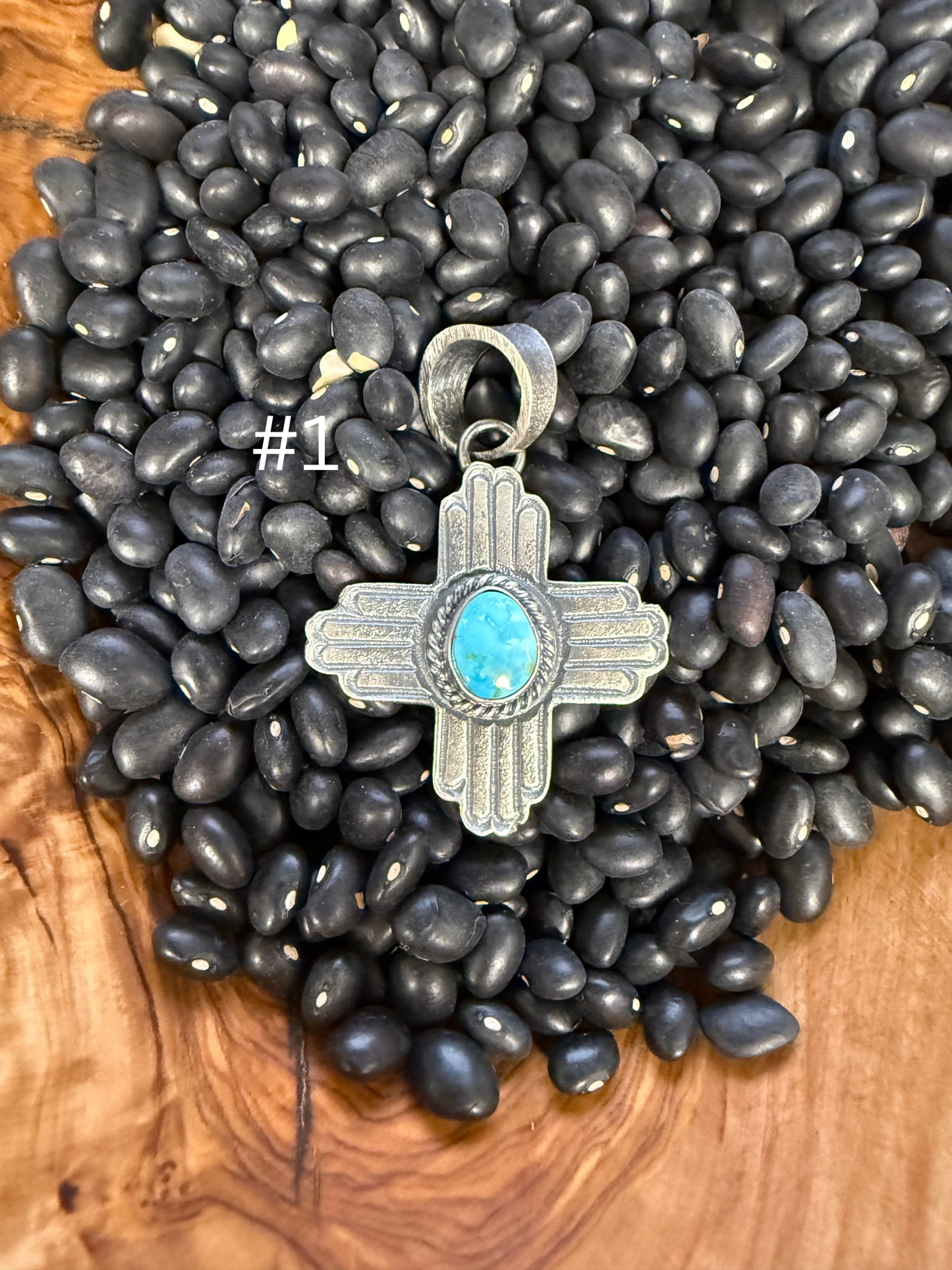 Cross Pendent With Stone