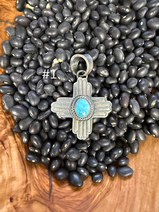 Cross Pendent With Stone