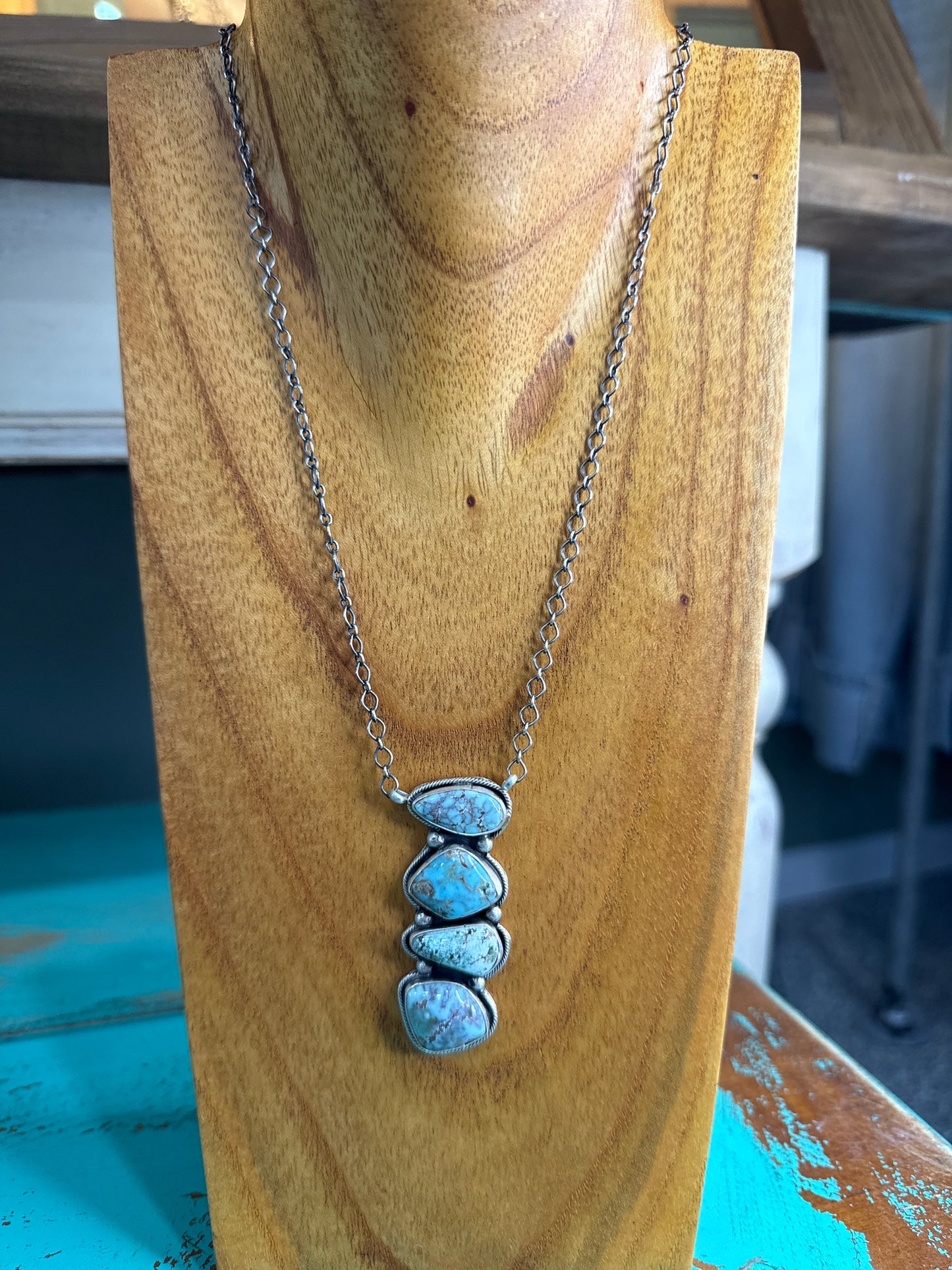 Benally Dry Creek 4 Stone Necklace