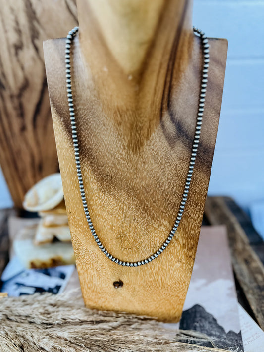 4mm Desert Navajo Pearl Necklace
