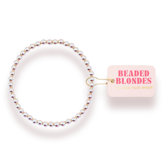 BB 4MM Silver Bracelet