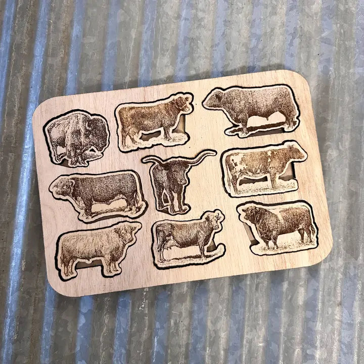 Western Cow Puzzle