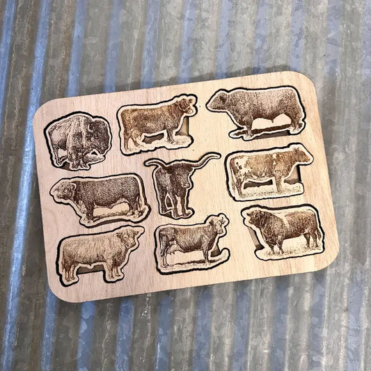 Western Cow Puzzle