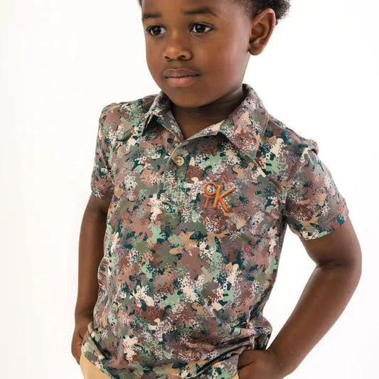 Camo Short Sleeve Polo