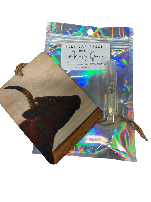 Amazing Grace-Felt Car Freshie