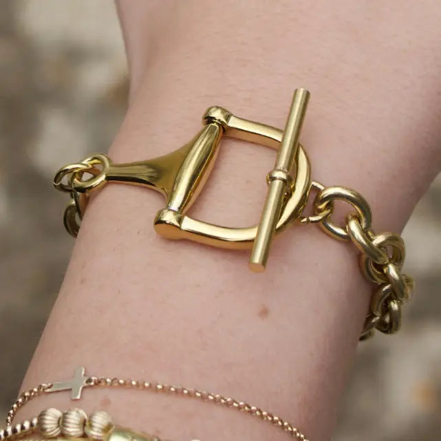 Gold Bit Bracelet