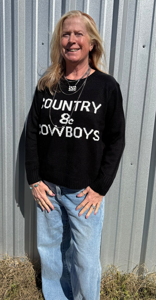 Country & Cowboys Sweater
