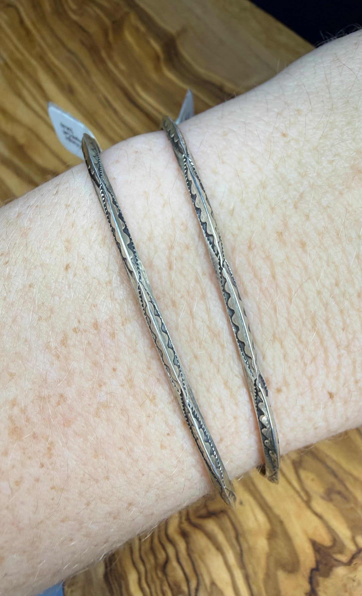 The Tilden Triangle Petite Stamped Cuff