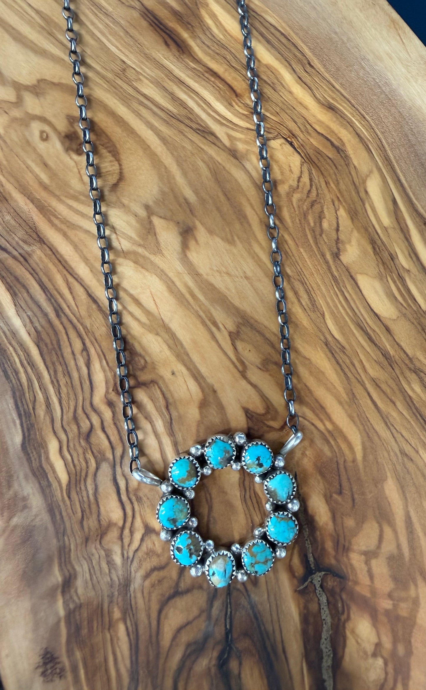 MR Turquoise Everyday Infinity Necklace 8.0