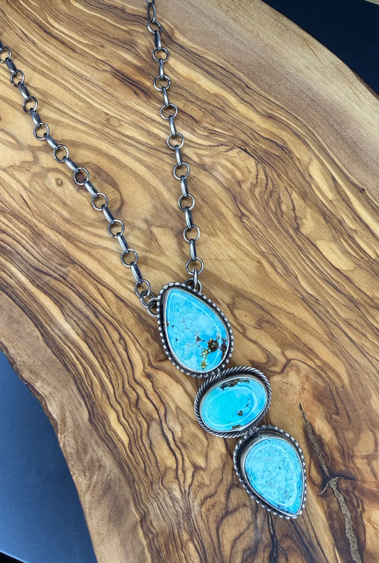 Jameson Garcia Tro Drop Turquoise Necklace