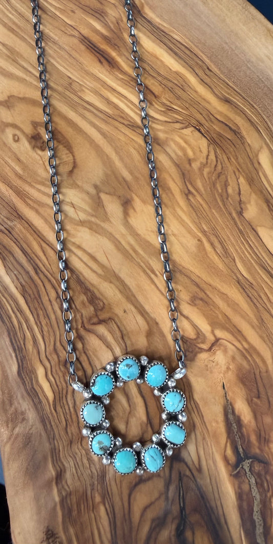 MR Turquoise Everyday Infinity Necklace 9.0