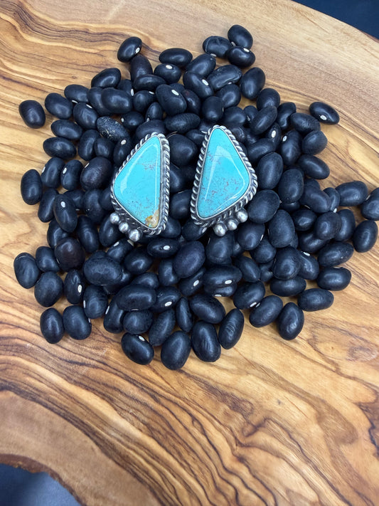 Elouise Turquoise Triangle Earring 1.0