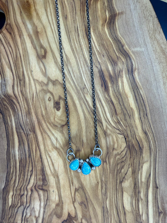 Tyla Trio Turquoise Necklace 1.0