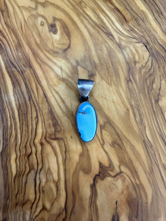 The Golden Hills Stamped Pendant