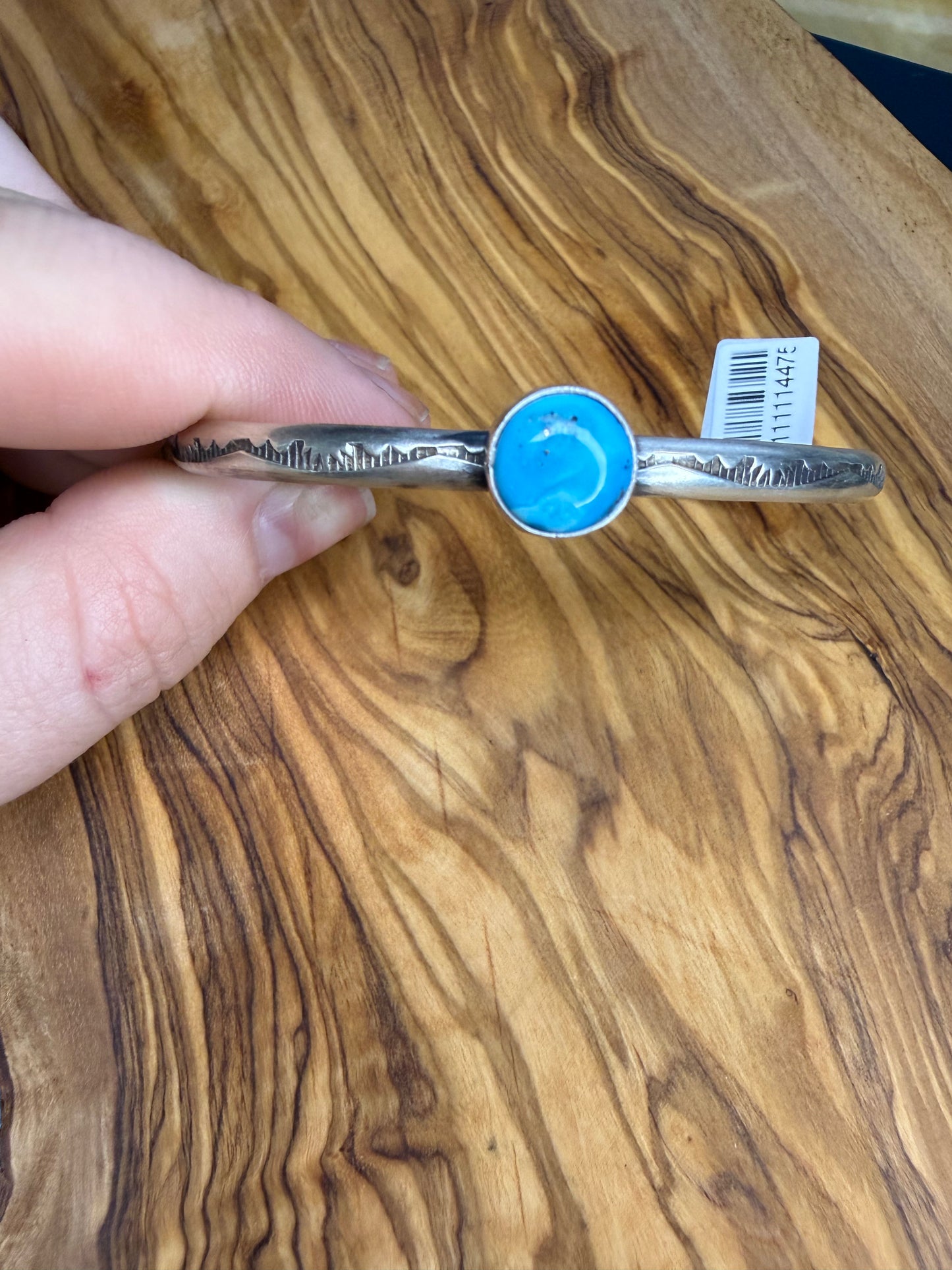 Largo Dainty Kingman Turquoise Stacker Cuff