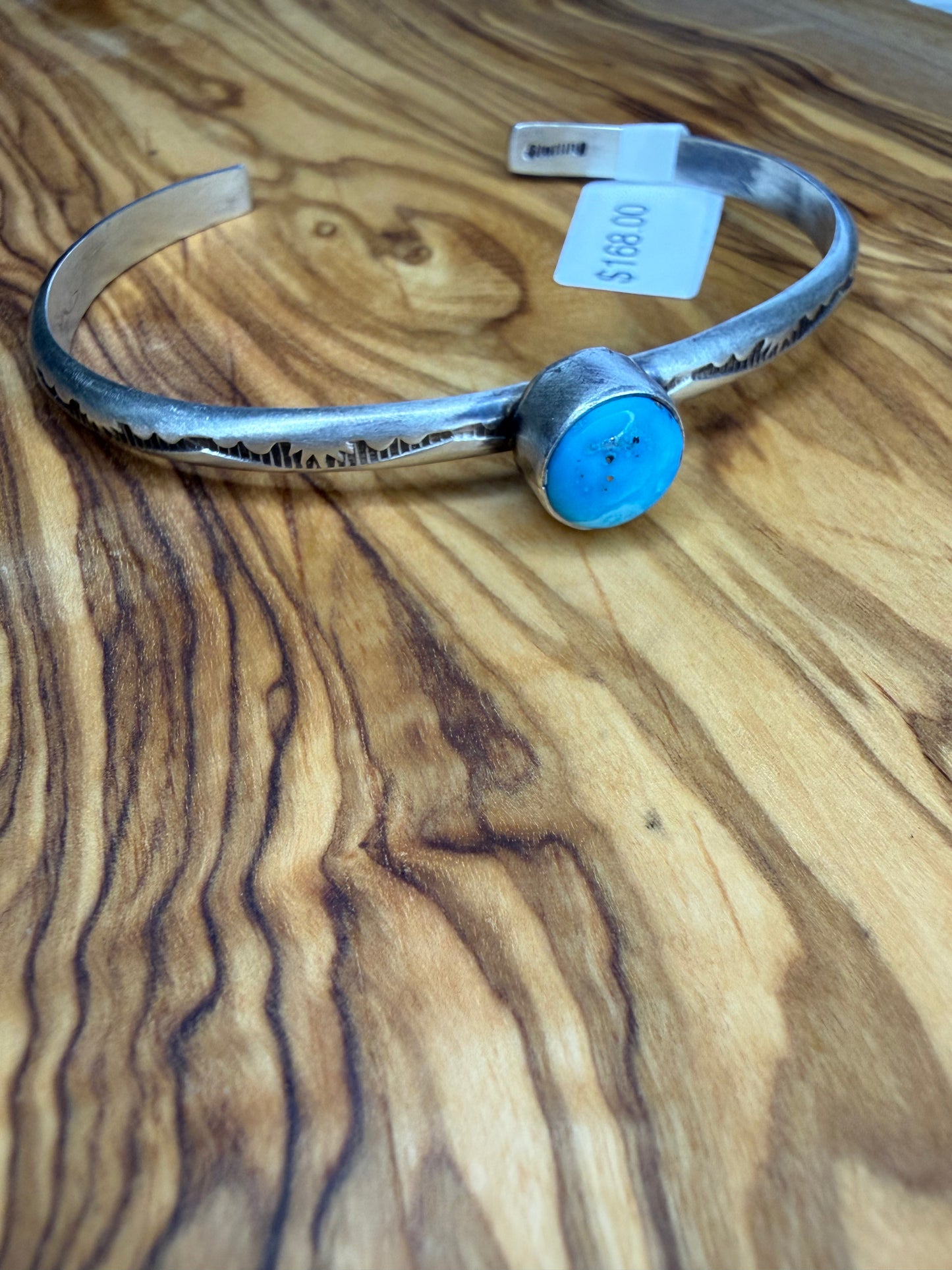 Largo Dainty Kingman Turquoise Stacker Cuff