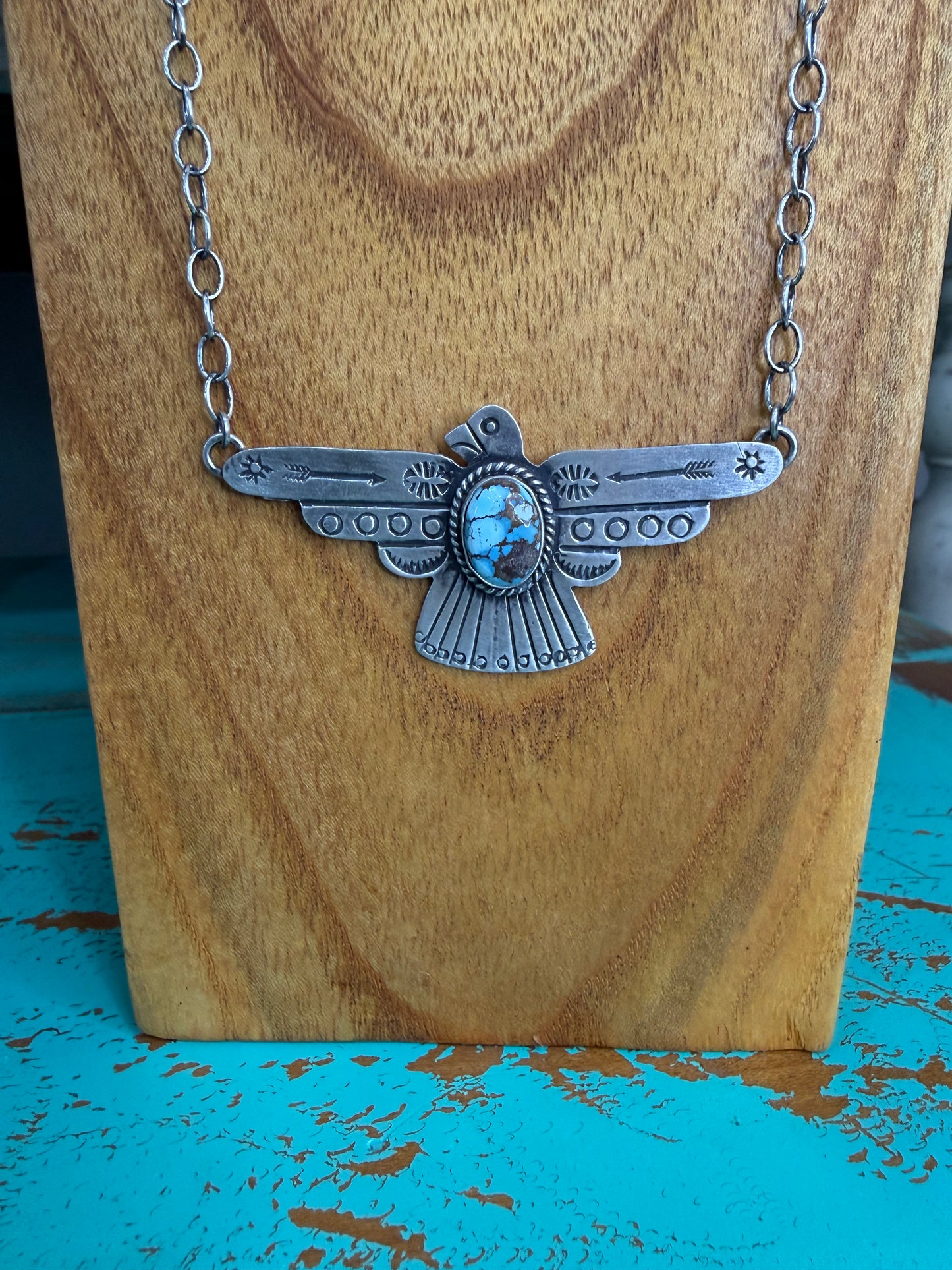 Russell Golden Hills Thunderbird Necklace