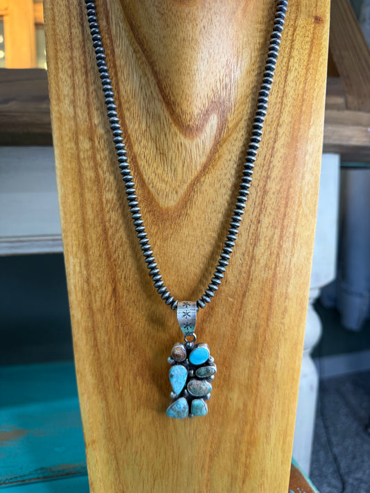Garcia Mixed Turquoise Pendent