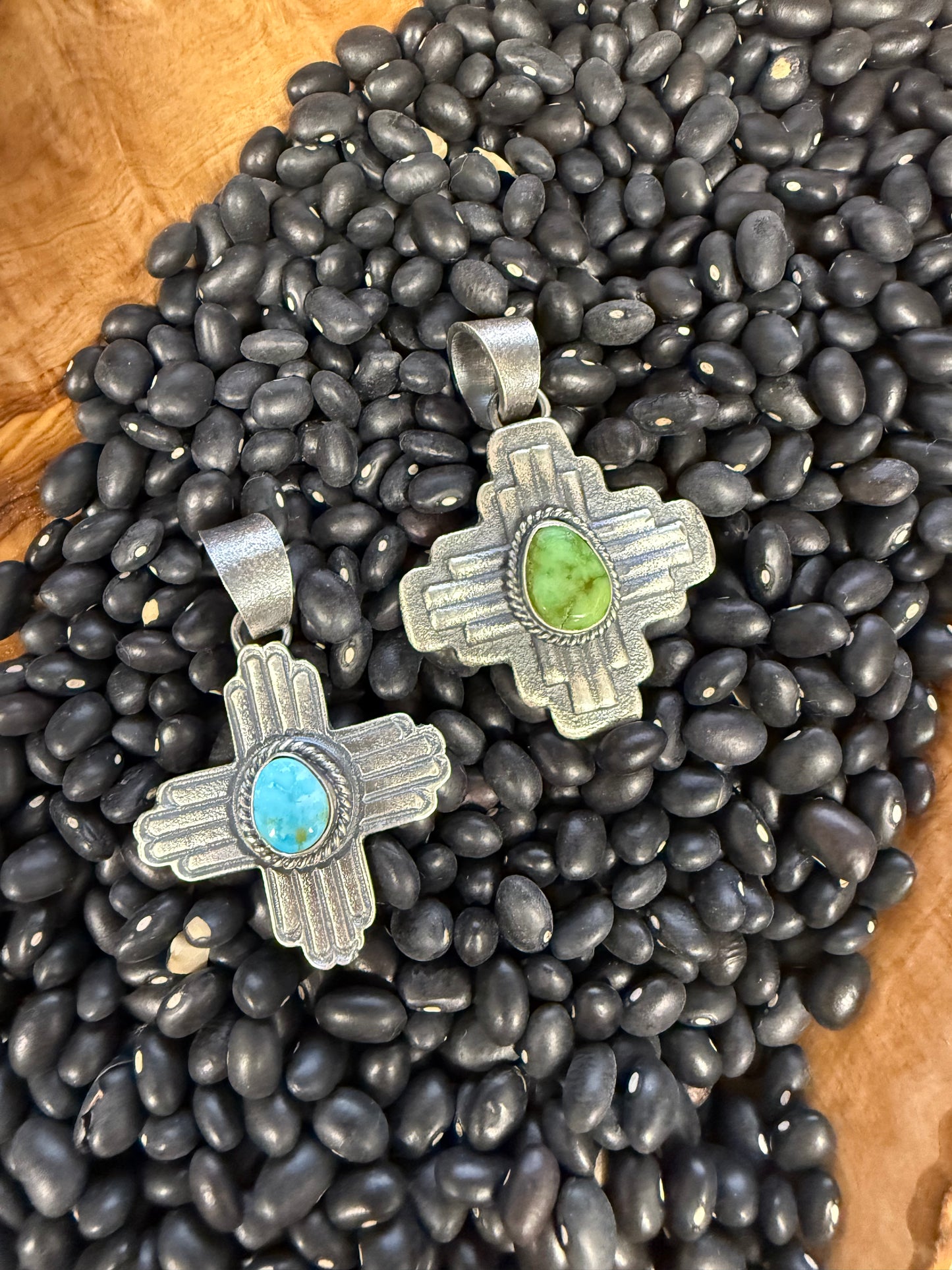 Cross Pendent With Stone