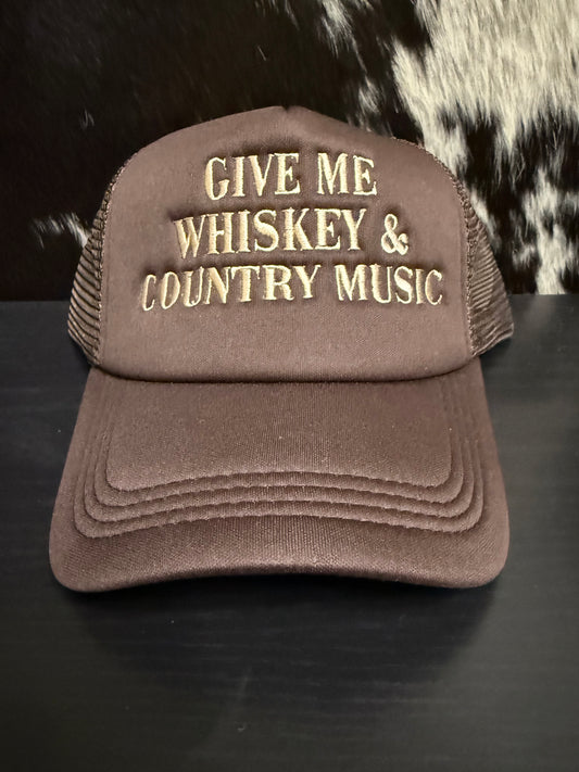 Give Me Whiskey & Country Music Hat