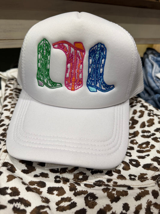 New Boot Trucker Hat