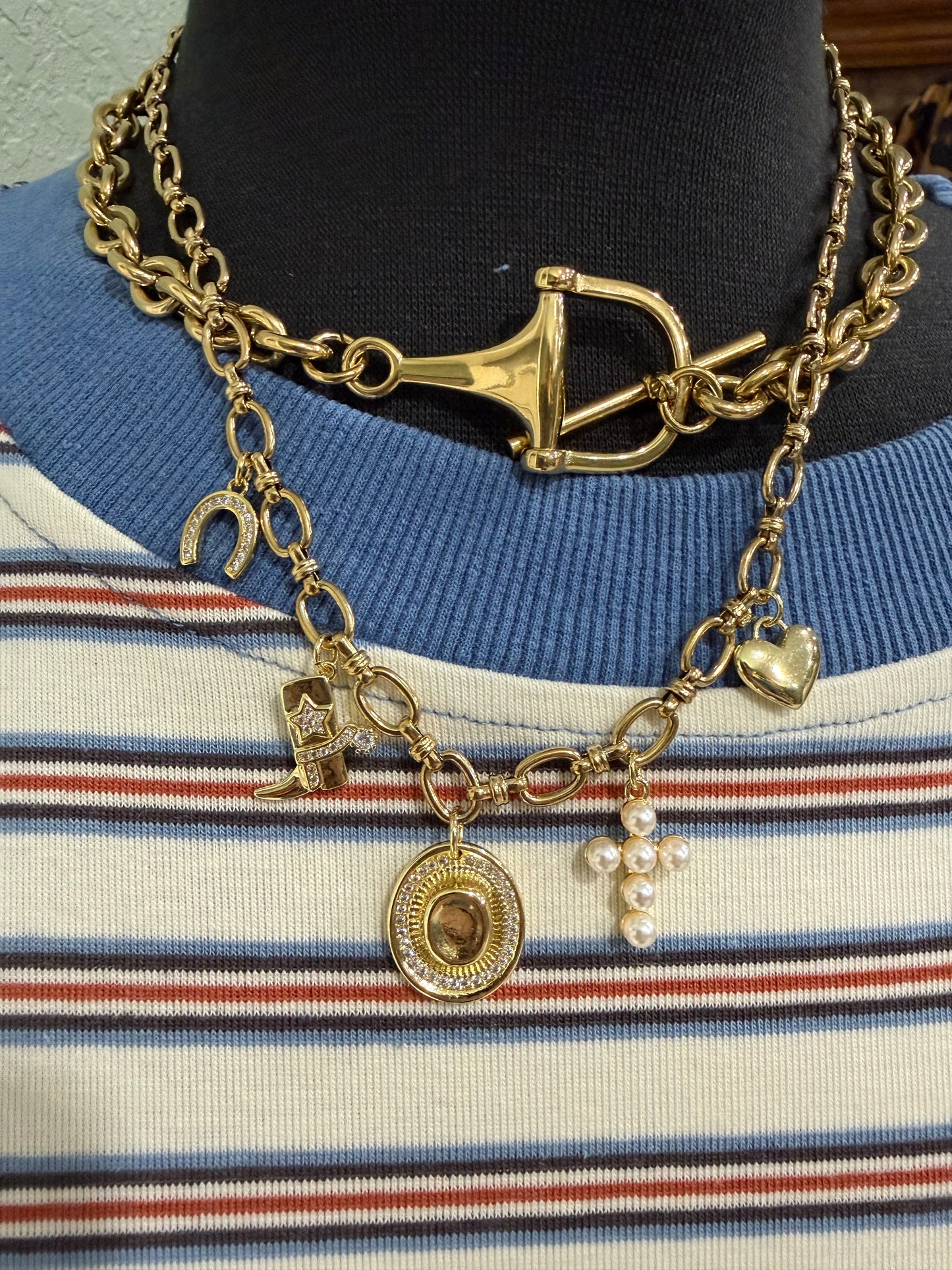 Western Chic Charm Necklace