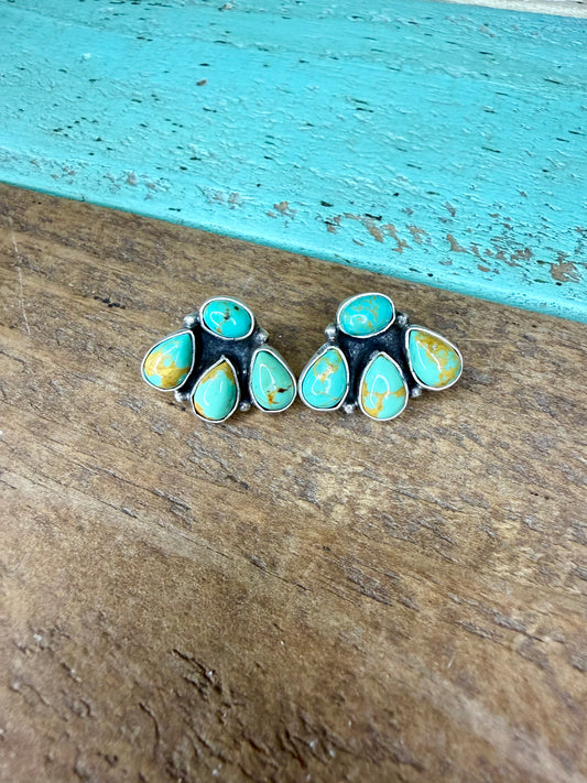 Marcella James 4 Stone Earrings