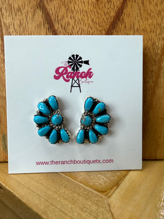 Half Cluster JW Earrings