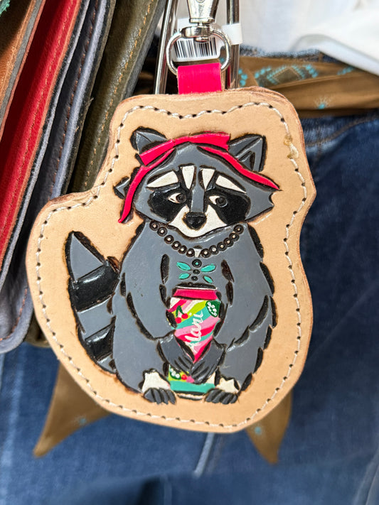 Coon & Pink Alani Keychain/Bagcharm