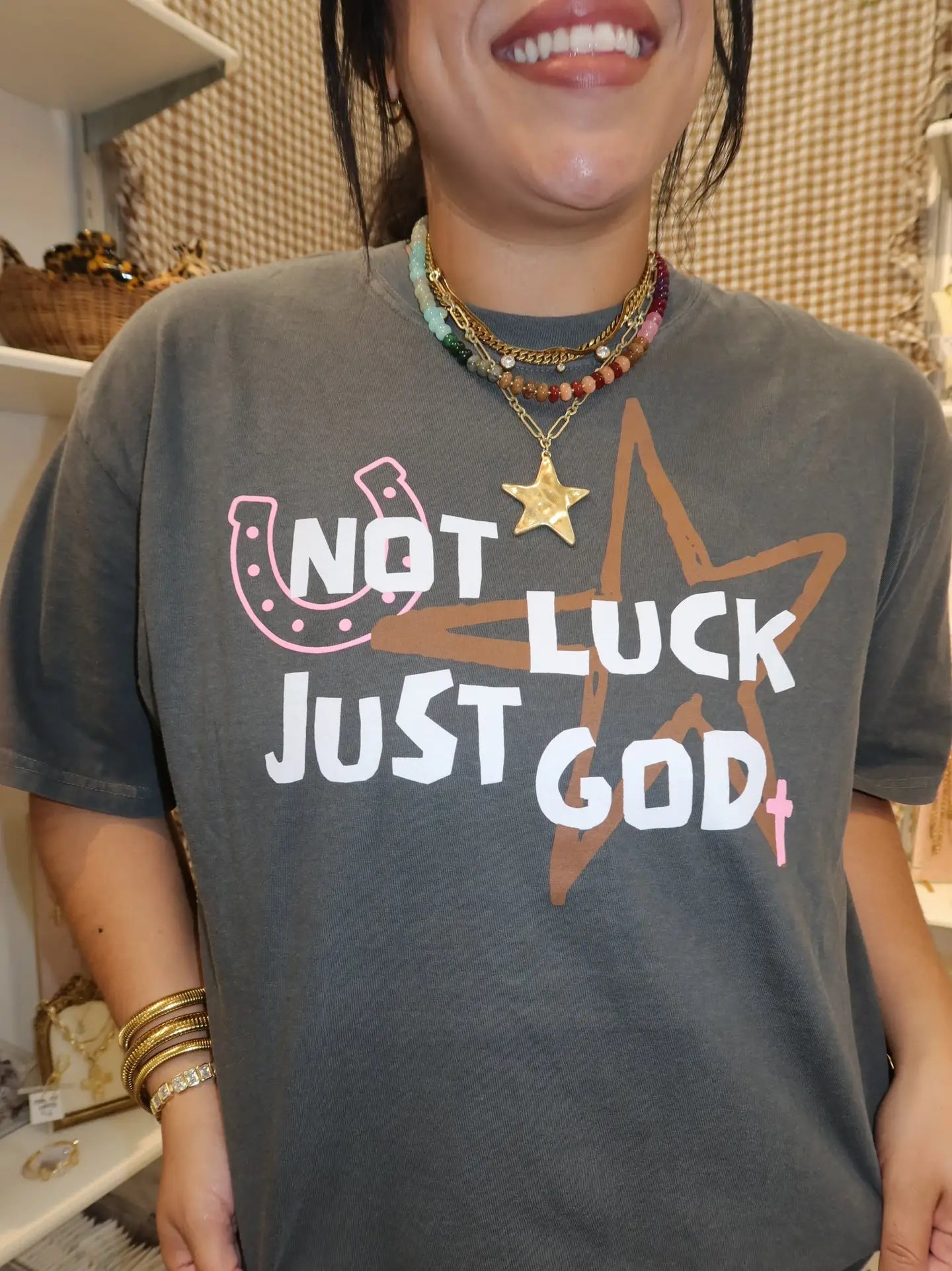 Not Luck Just God Tee