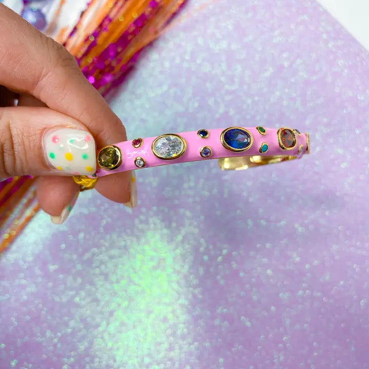 Pink Porsha Bangle