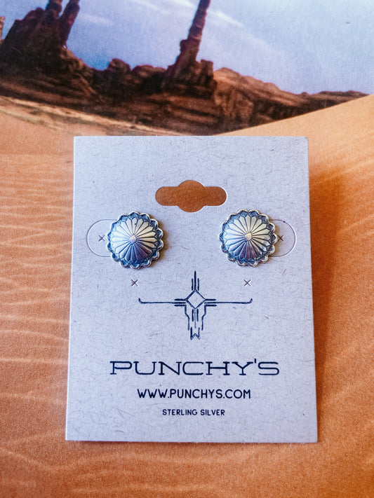 Round Flower Stud
