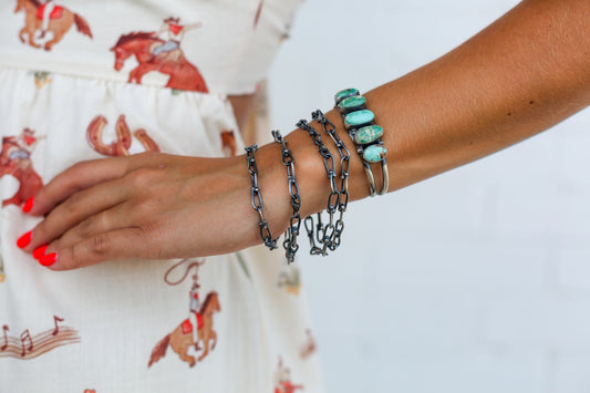 Sterling Silver Link Bracelet