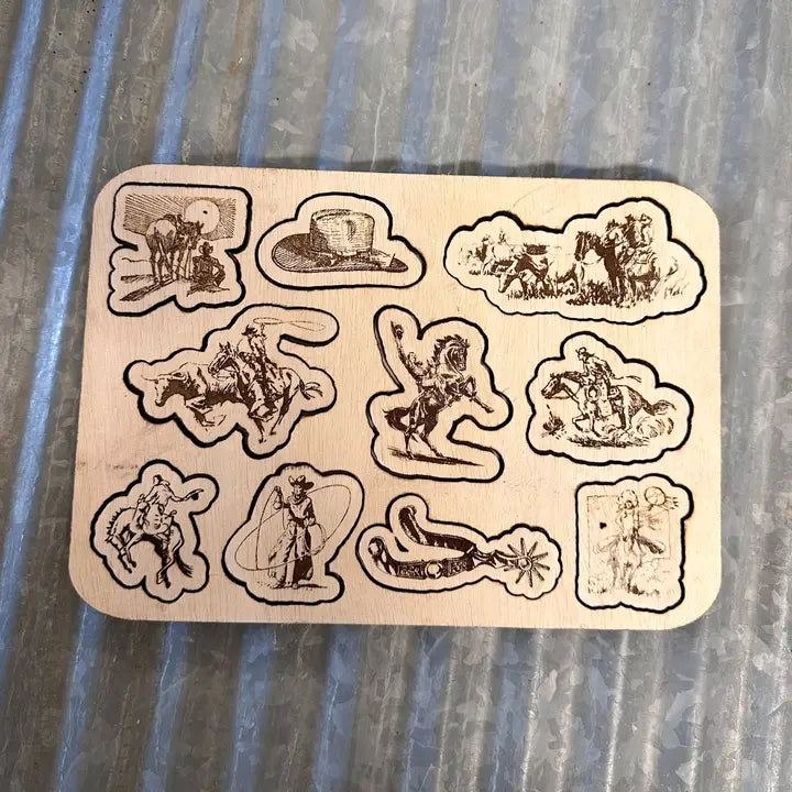 Western Cowboy Puzzle