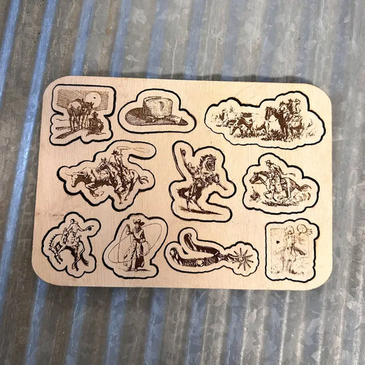Western Cowboy Puzzle