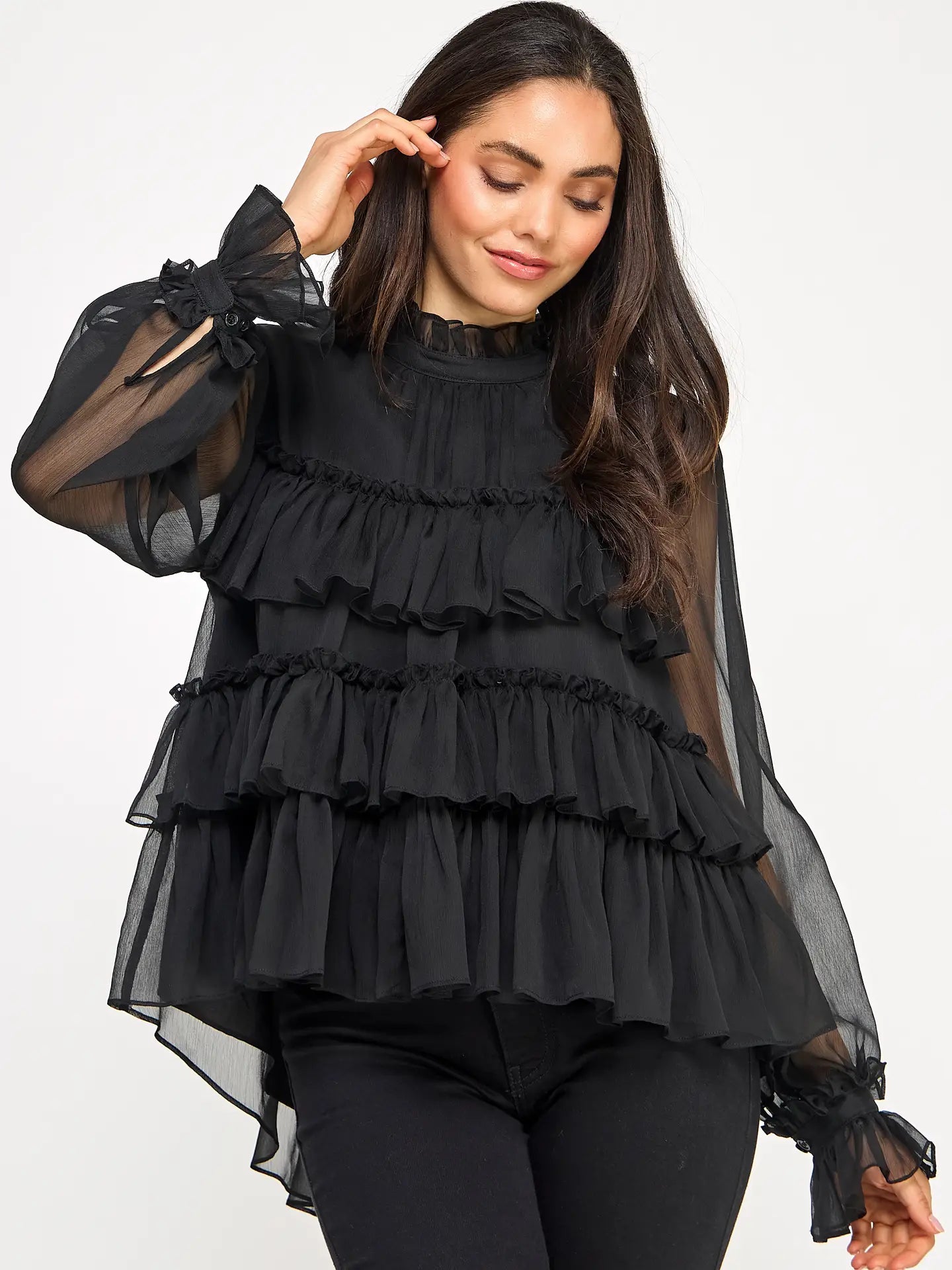 Ellison Ruffled Top