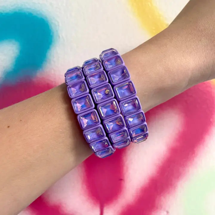 Purple Bowie Bracelet