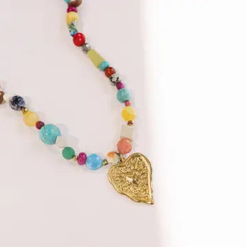 Colorful Heart Necklace